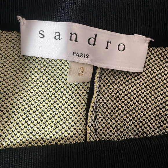 Sandro Paris-maje Floral Black and White Women's Shorts - Picture 3 of 16